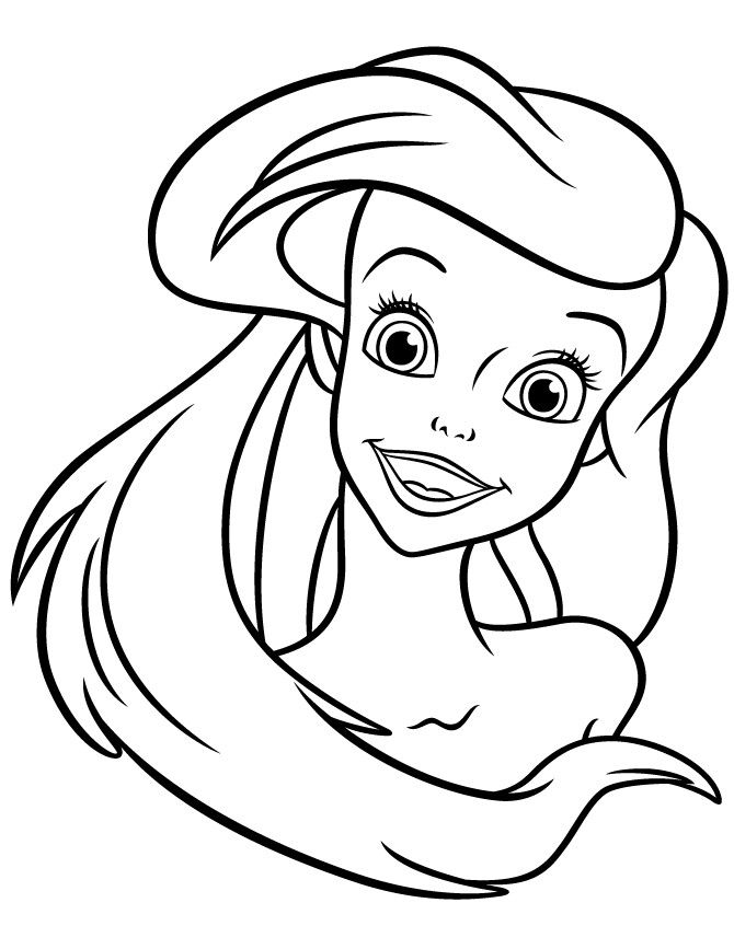 Ariel Coloring Pages for Adults 24