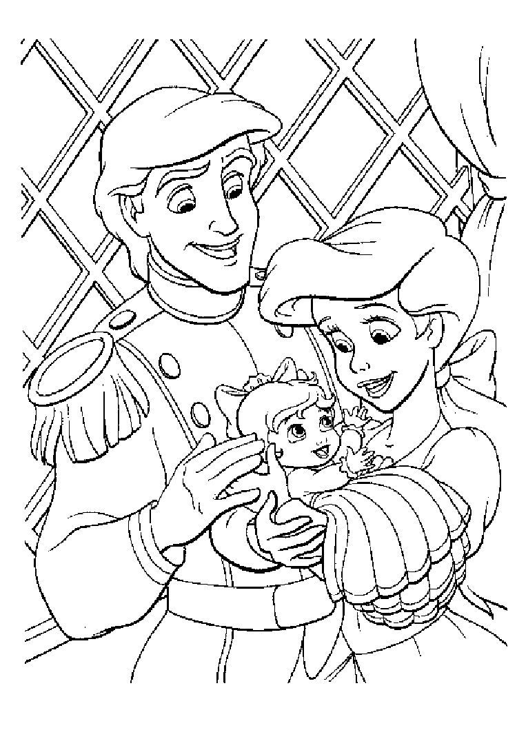 Ariel Coloring Pages for Adults 49