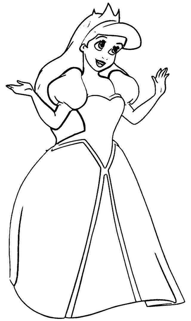 Ariel Coloring Pages for Adults 87