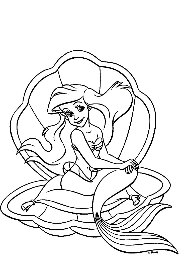 Ariel Coloring Pages for Adults 94