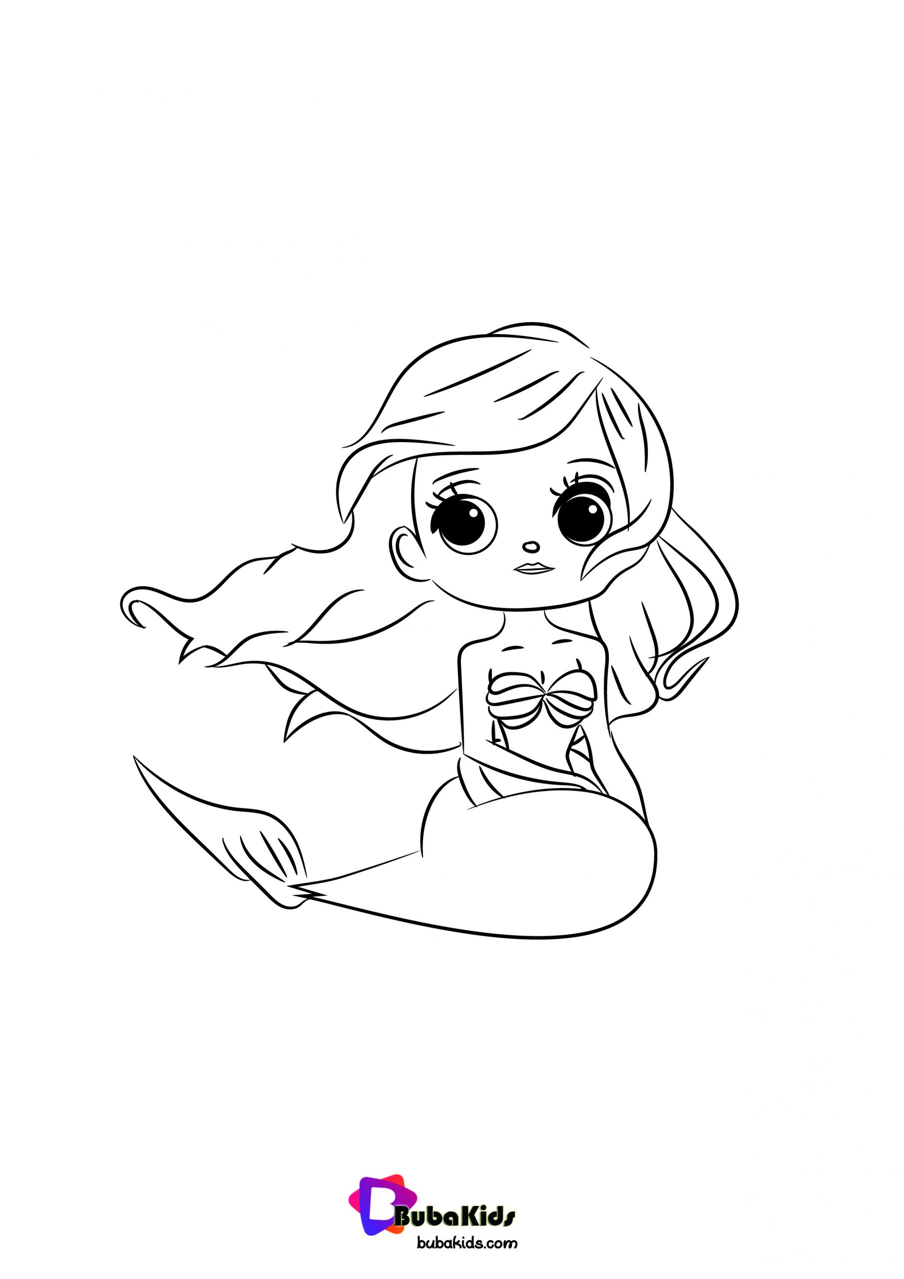 Ariel Coloring Pages for Adults 99