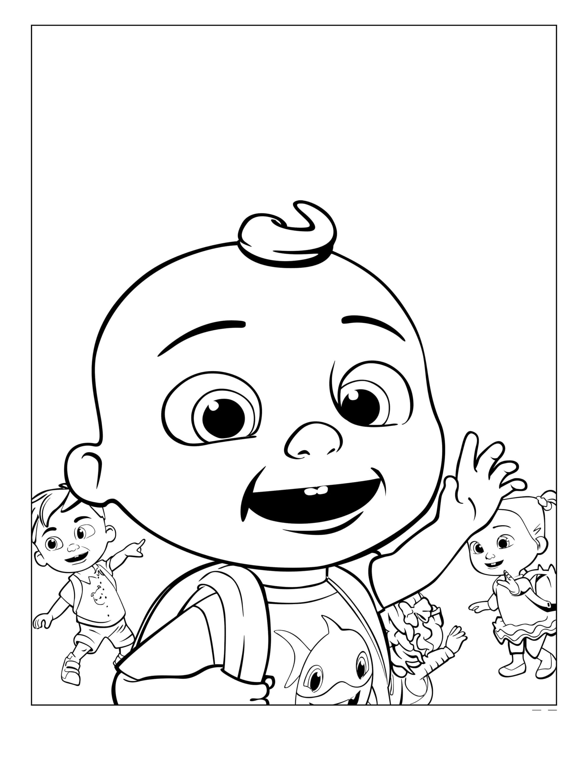 Cocomelon Coloring Pages Free Printable 1