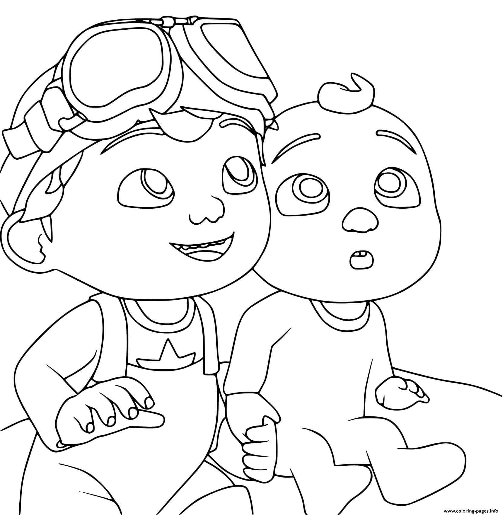 Cocomelon Coloring Pages Free Printable 10