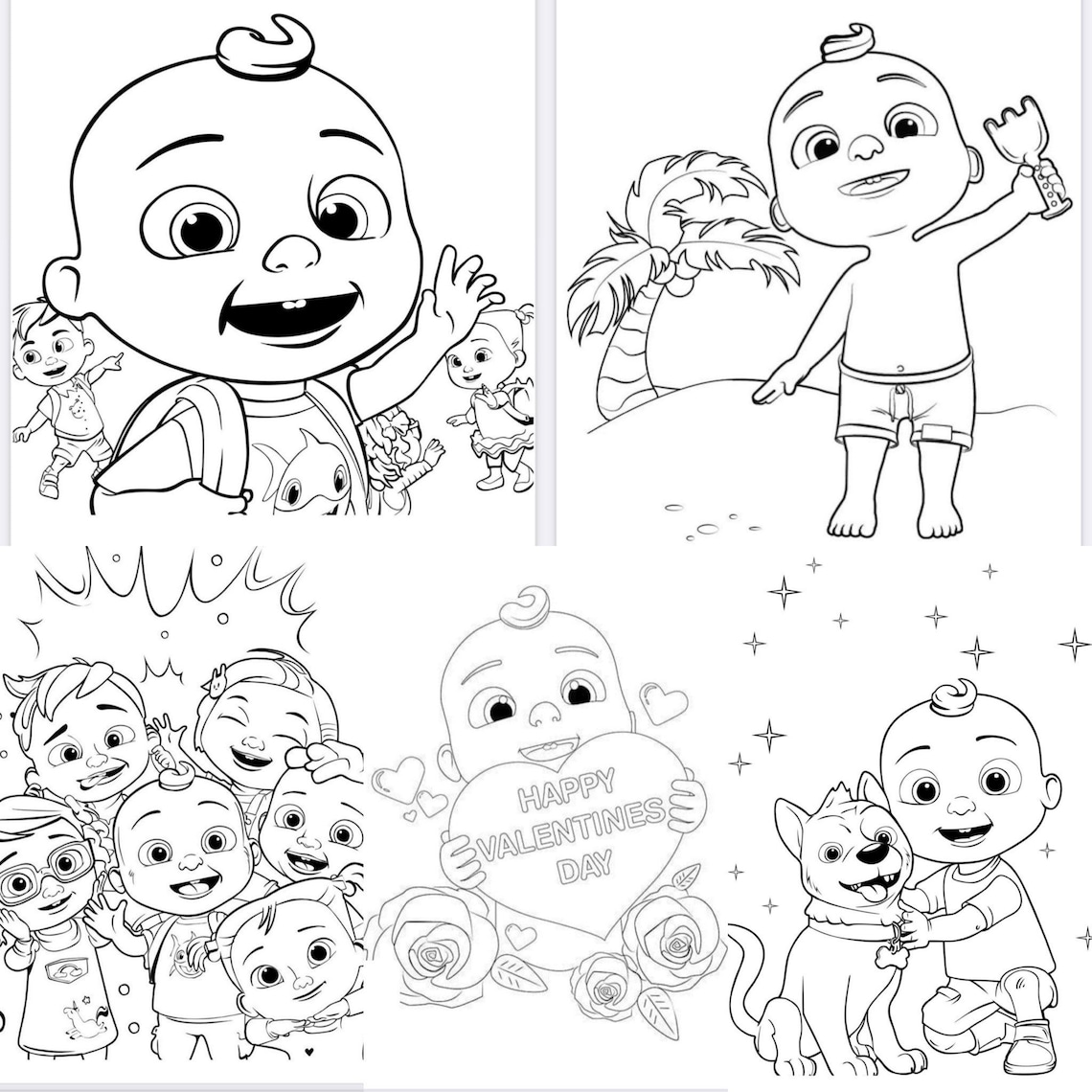 Cocomelon Coloring Pages Free Printable 14