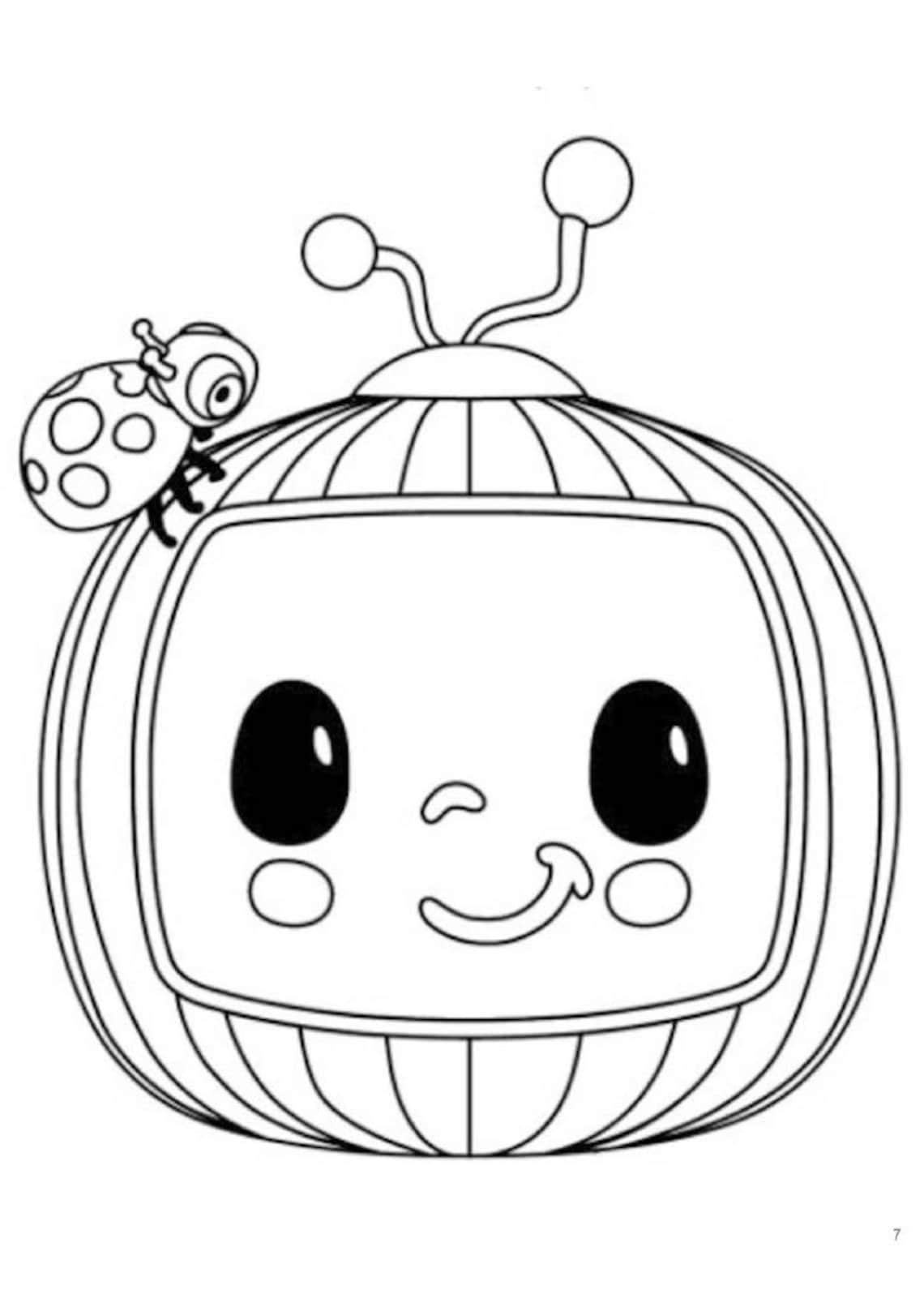 Cocomelon Coloring Pages Free Printable 27