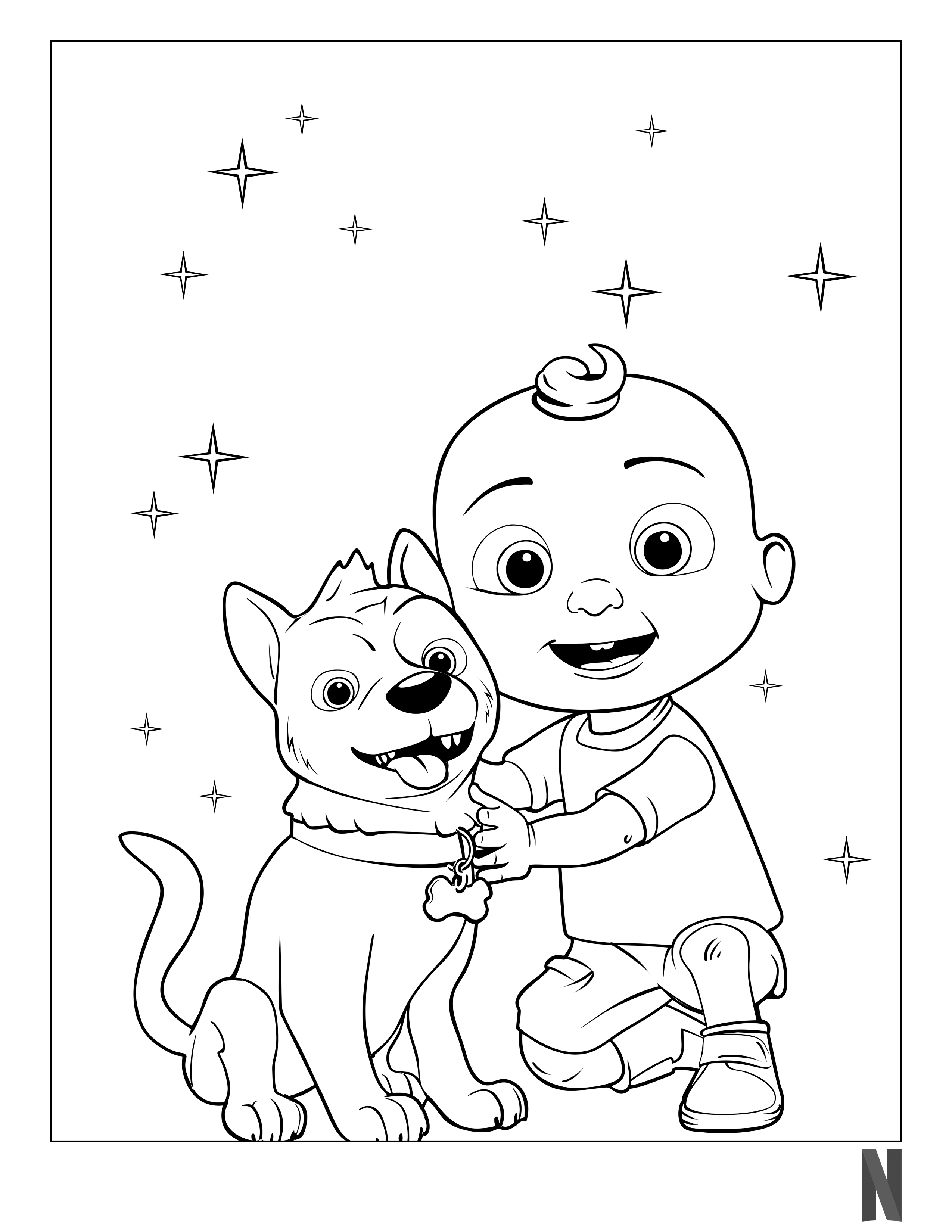 Cocomelon Coloring Pages Free Printable 3