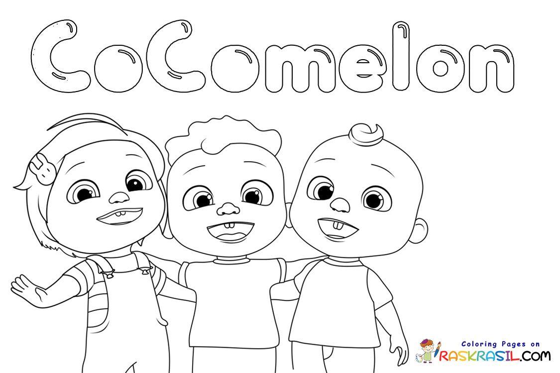 Cocomelon Coloring Pages Free Printable 30