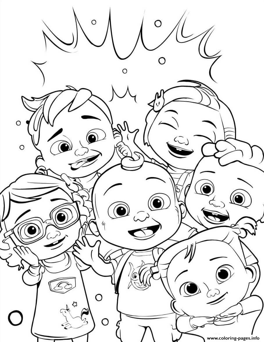 Cocomelon Coloring Pages Free Printable 39