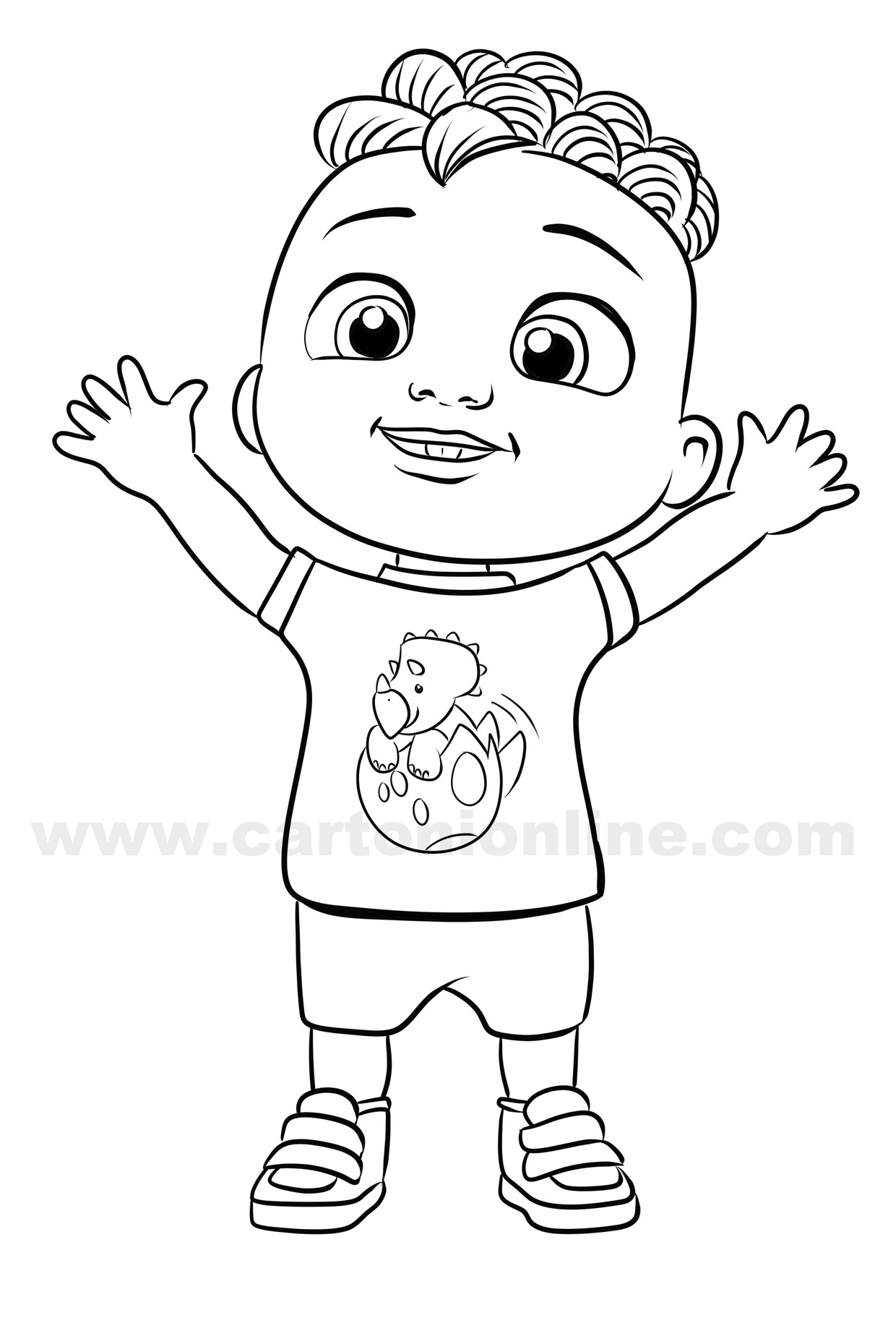 Cocomelon Coloring Pages Free Printable 58