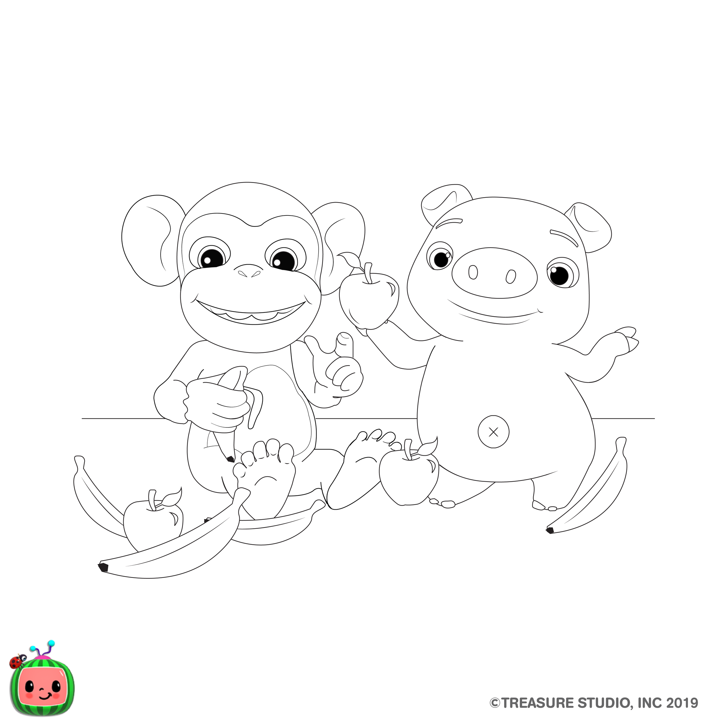 Cocomelon Coloring Pages Free Printable 66