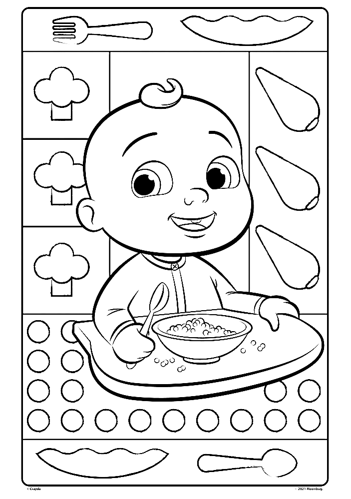 Cocomelon Coloring Pages Free Printable 87