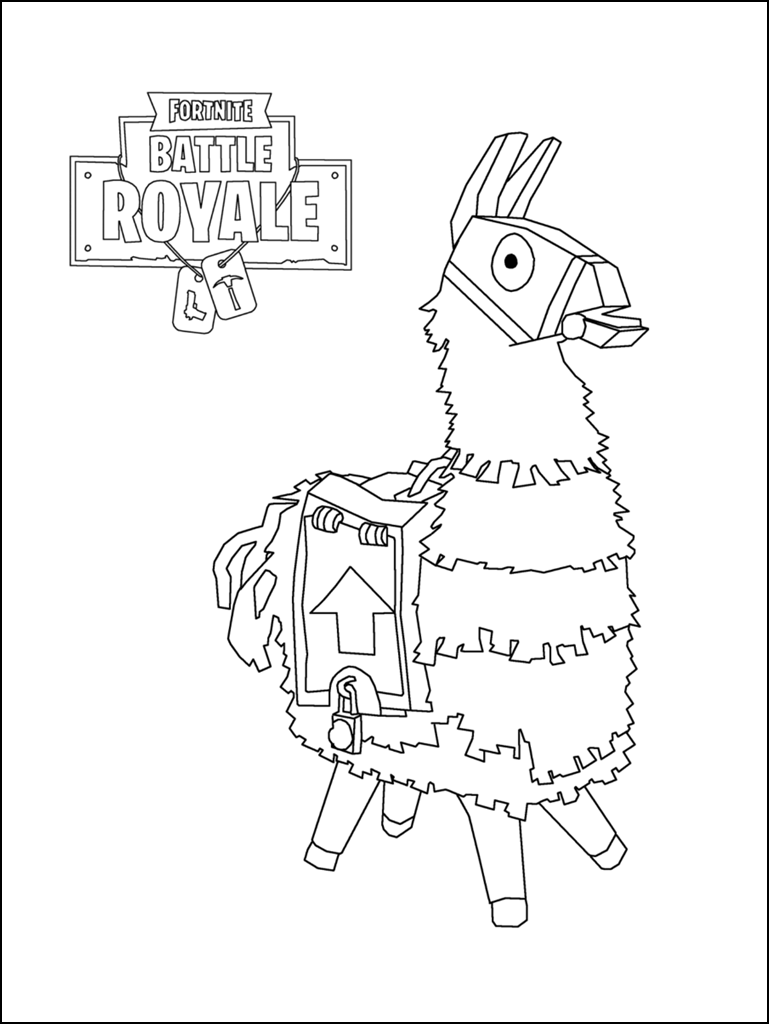 Cool Fortnite Coloring Pages Skins 121