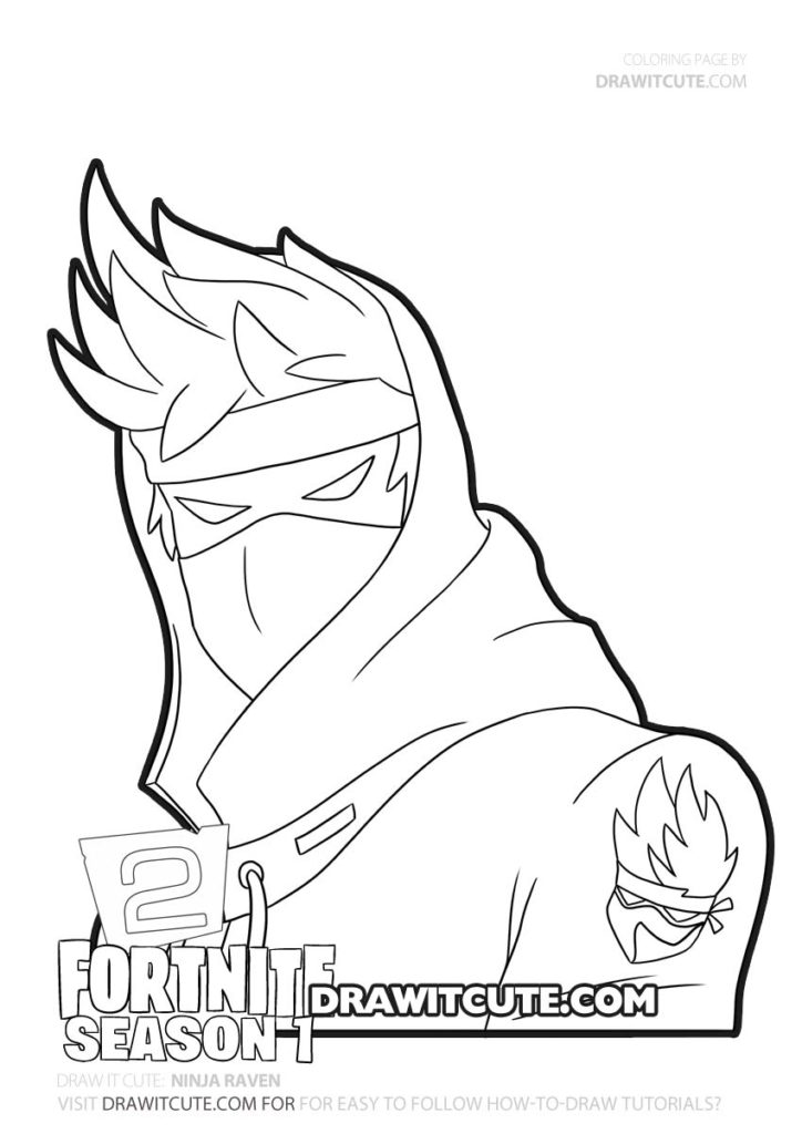 Cool Fortnite Coloring Pages Skins 126