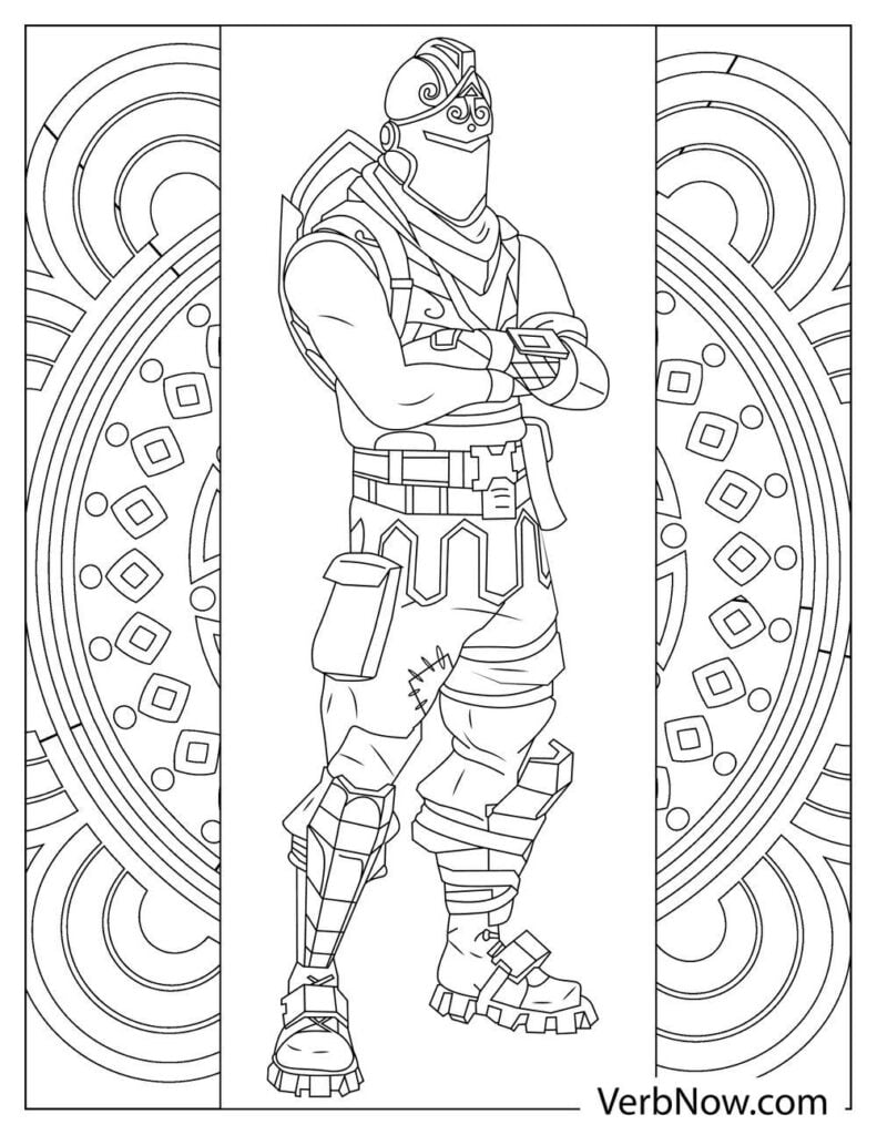 Cool Fortnite Coloring Pages Skins 127