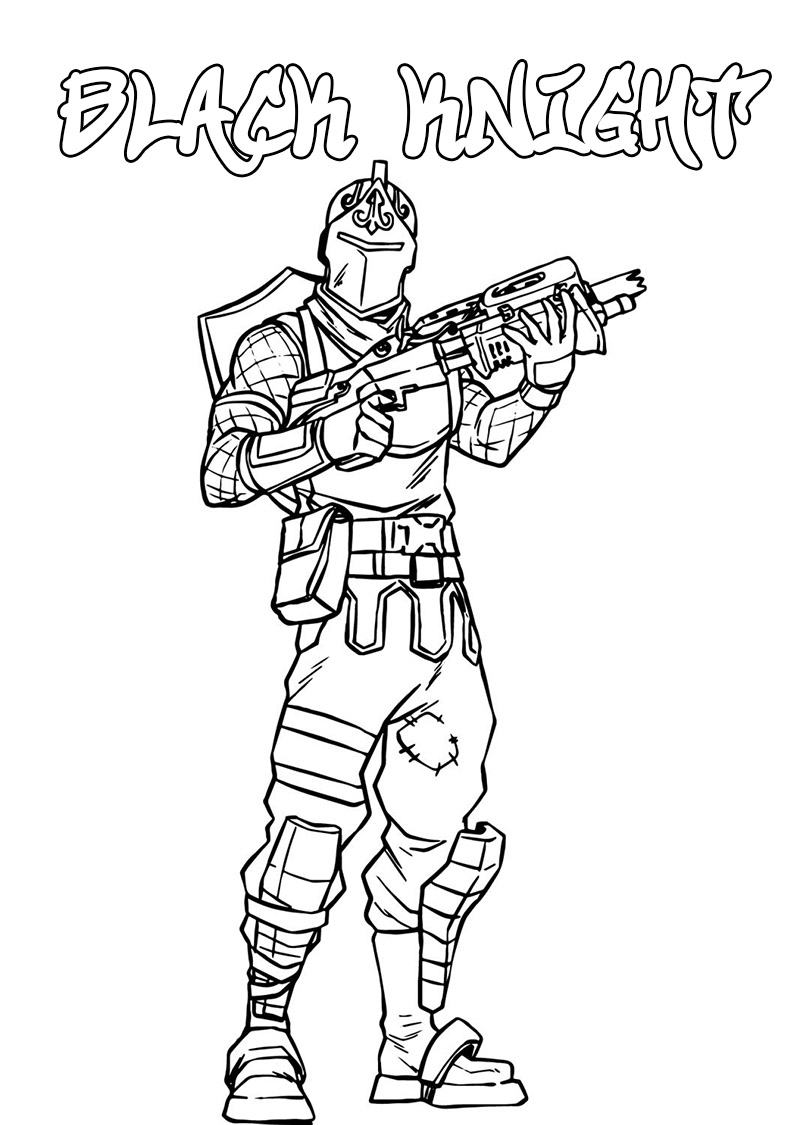 Cool Fortnite Coloring Pages Skins 142