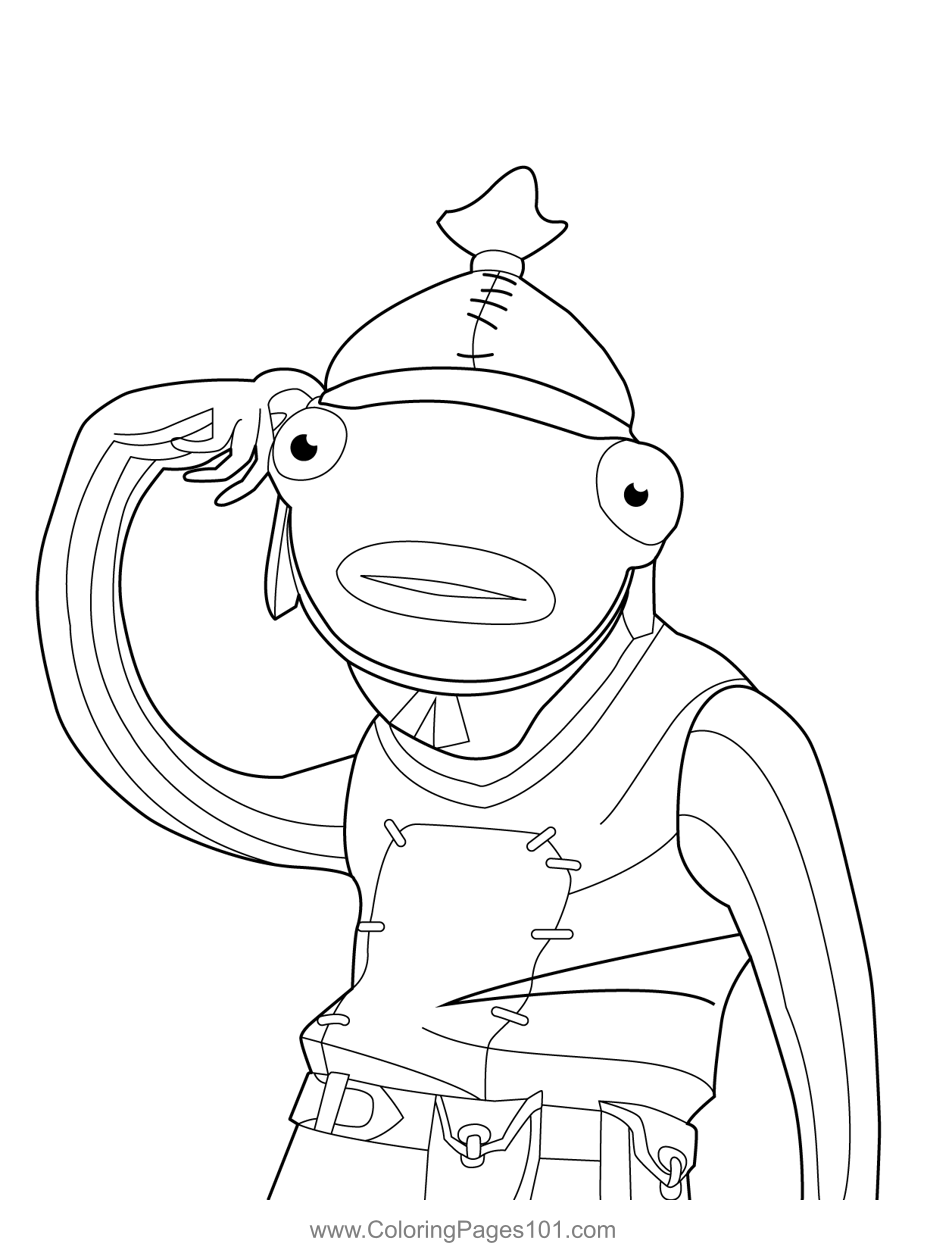 Cool Fortnite Coloring Pages Skins 143