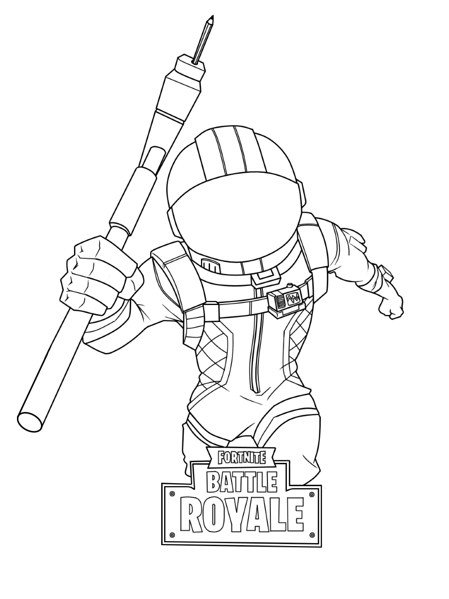 Cool Fortnite Coloring Pages Skins 146