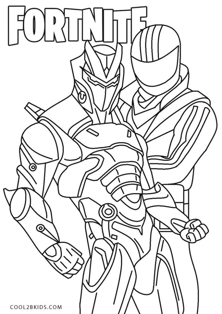 Cool Fortnite Coloring Pages Skins 149