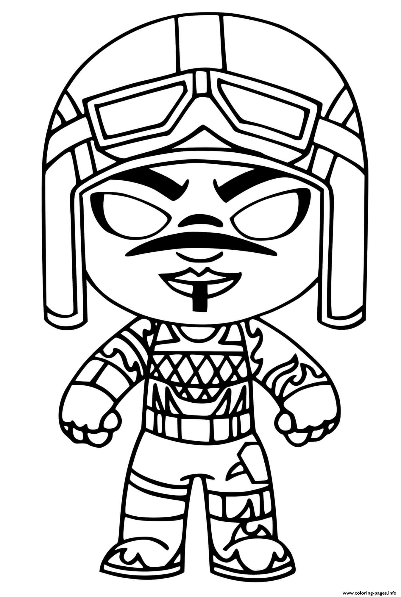 Cool Fortnite Coloring Pages Skins 151