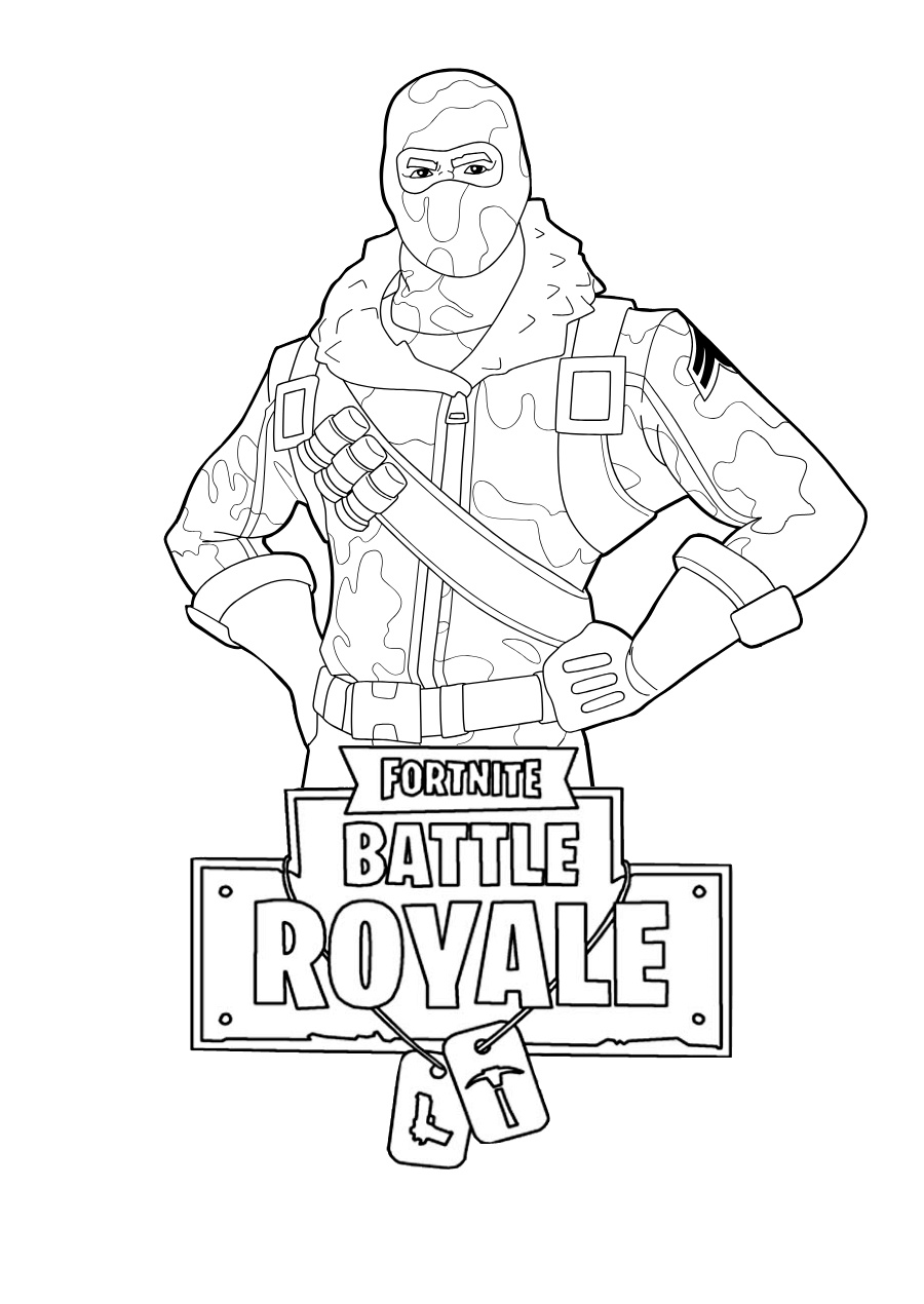 Cool Fortnite Coloring Pages Skins 160