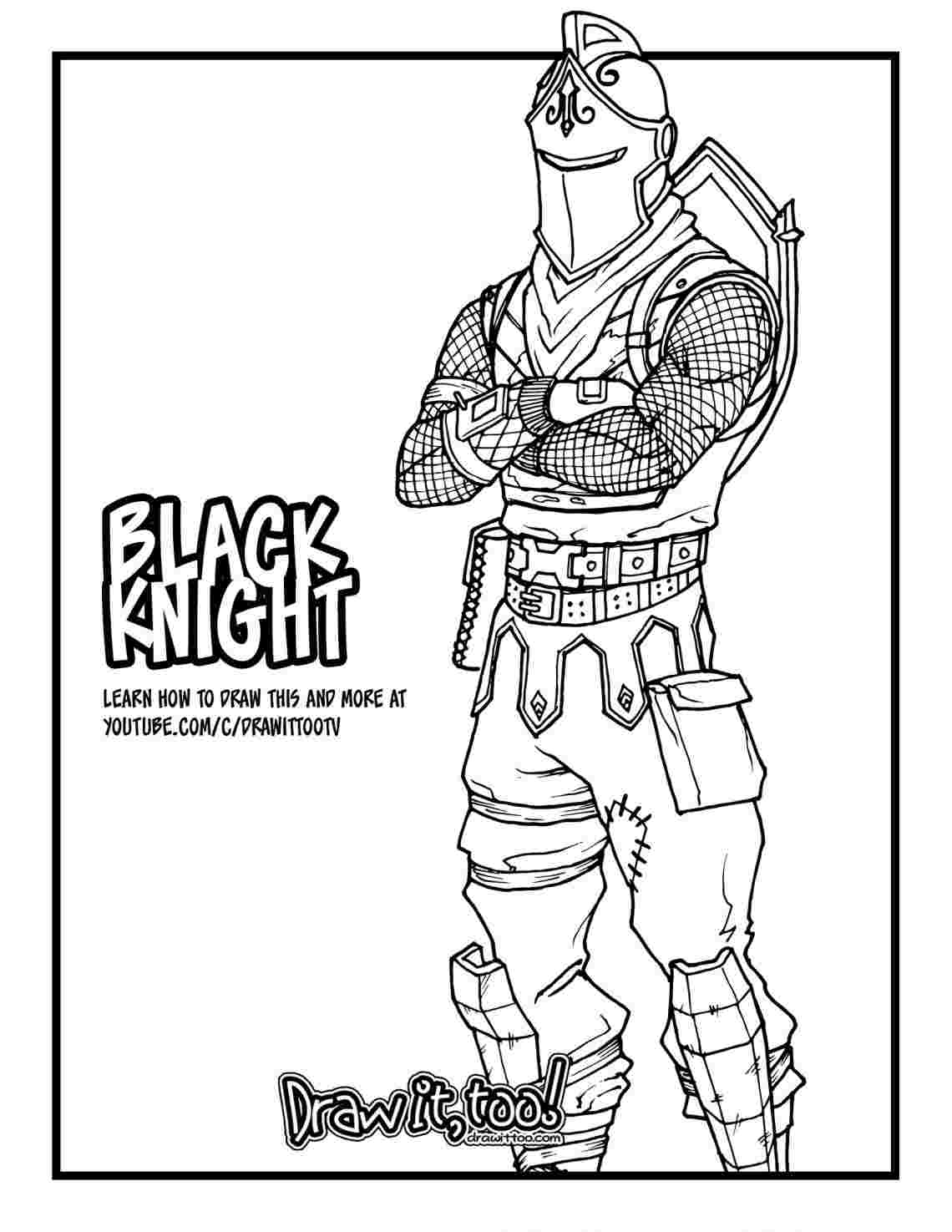 Cool Fortnite Coloring Pages Skins 24