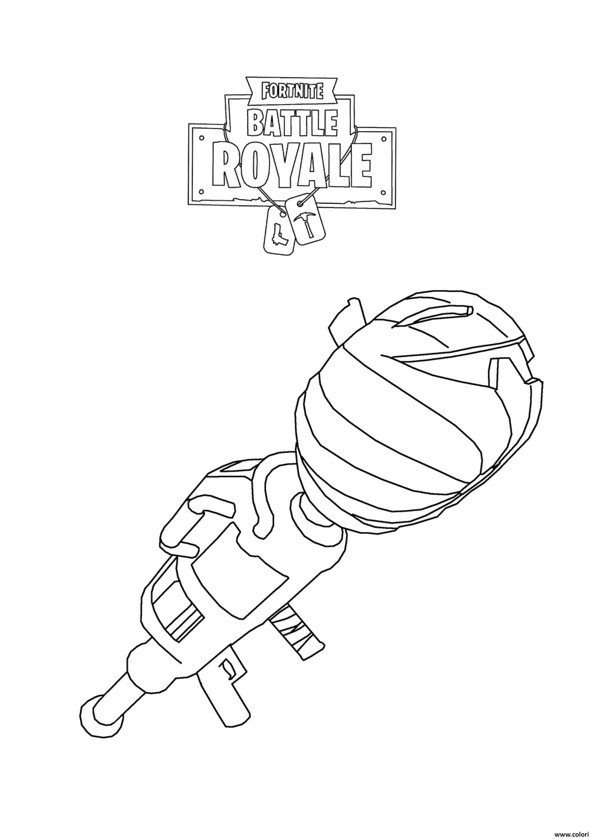 Cool Fortnite Coloring Pages Skins 3