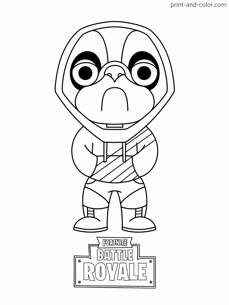 Cool Fortnite Coloring Pages Skins 30