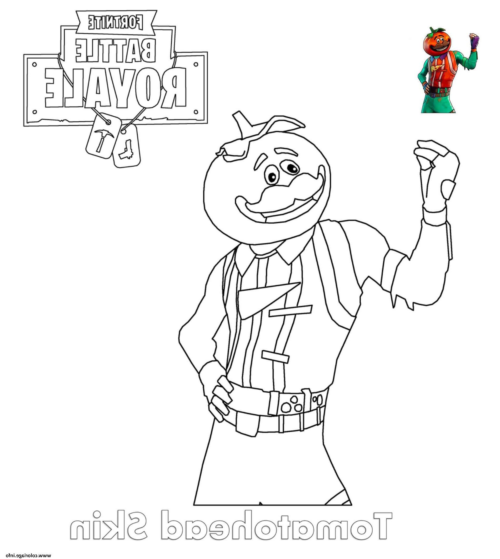 Cool Fortnite Coloring Pages Skins 37