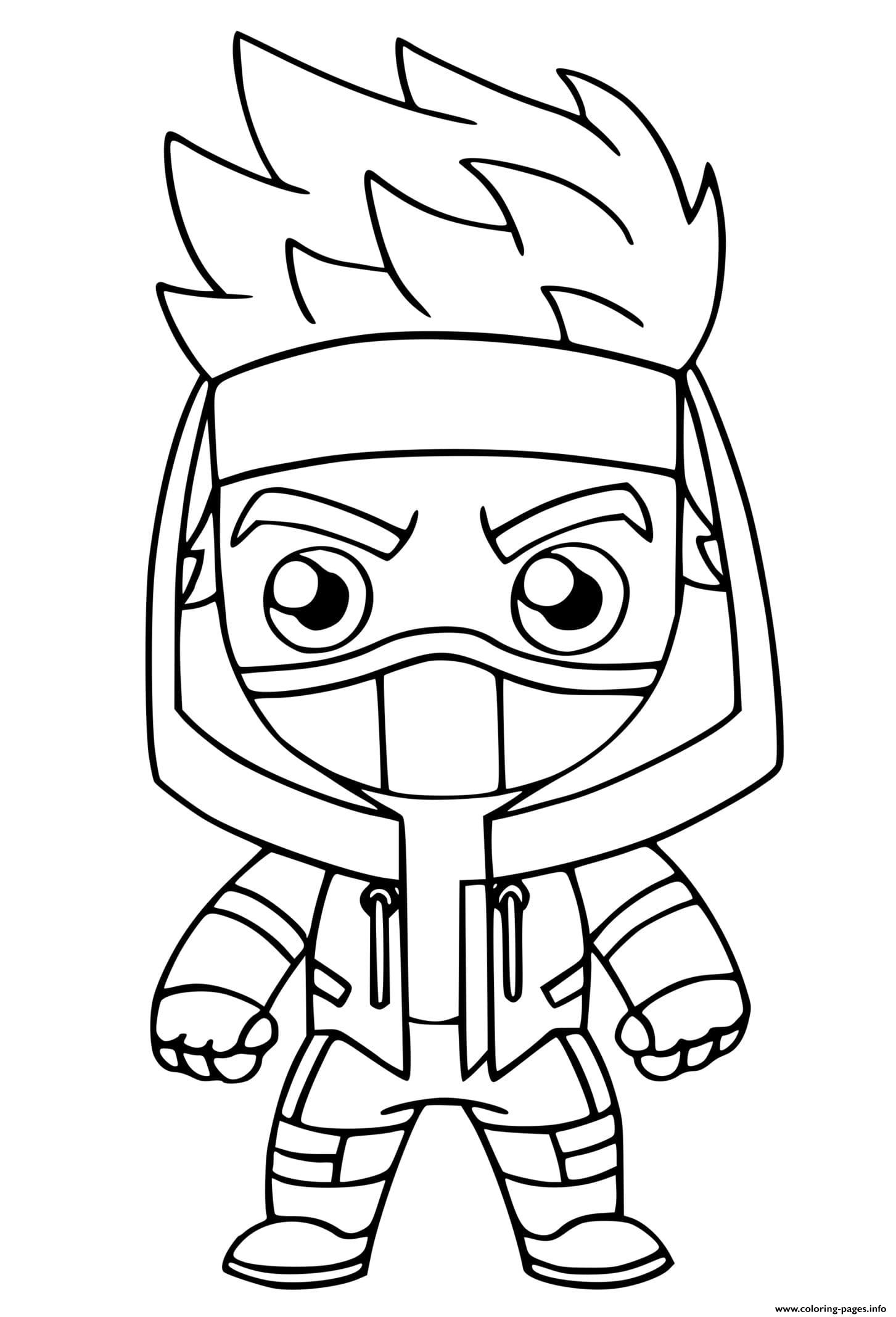 Cool Fortnite Coloring Pages Skins 41