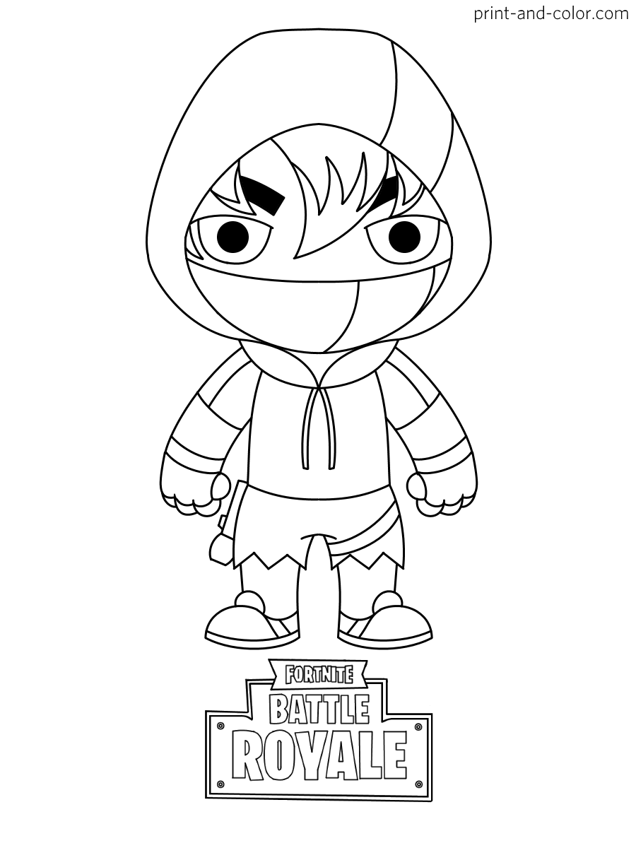 Cool Fortnite Coloring Pages Skins 5