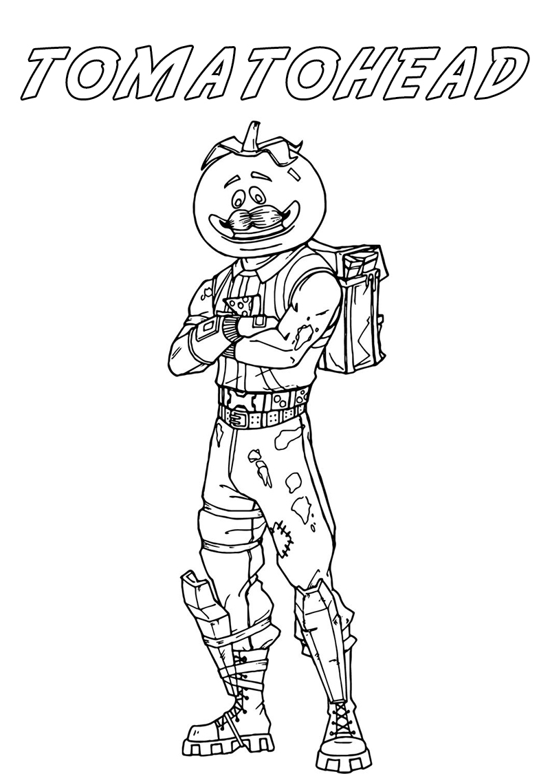 Cool Fortnite Coloring Pages Skins 50