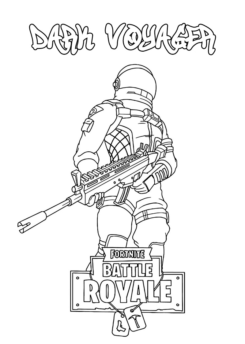 Cool Fortnite Coloring Pages Skins 67