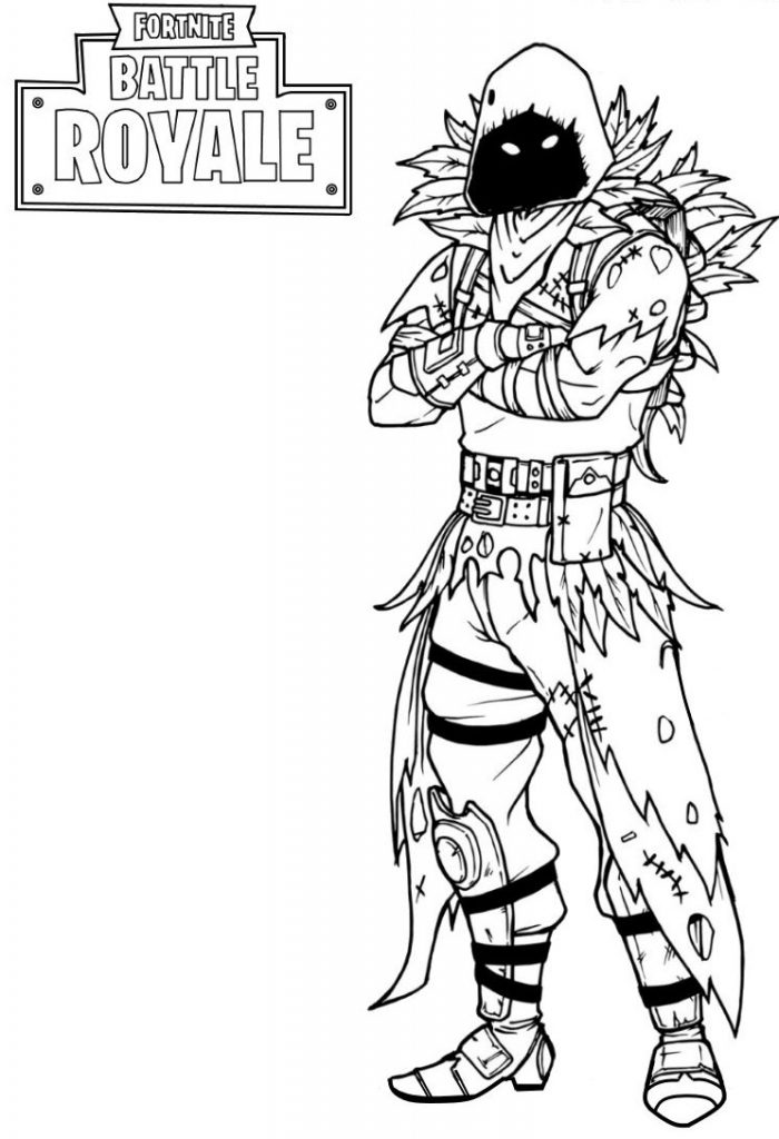 Cool Fortnite Coloring Pages Skins 7