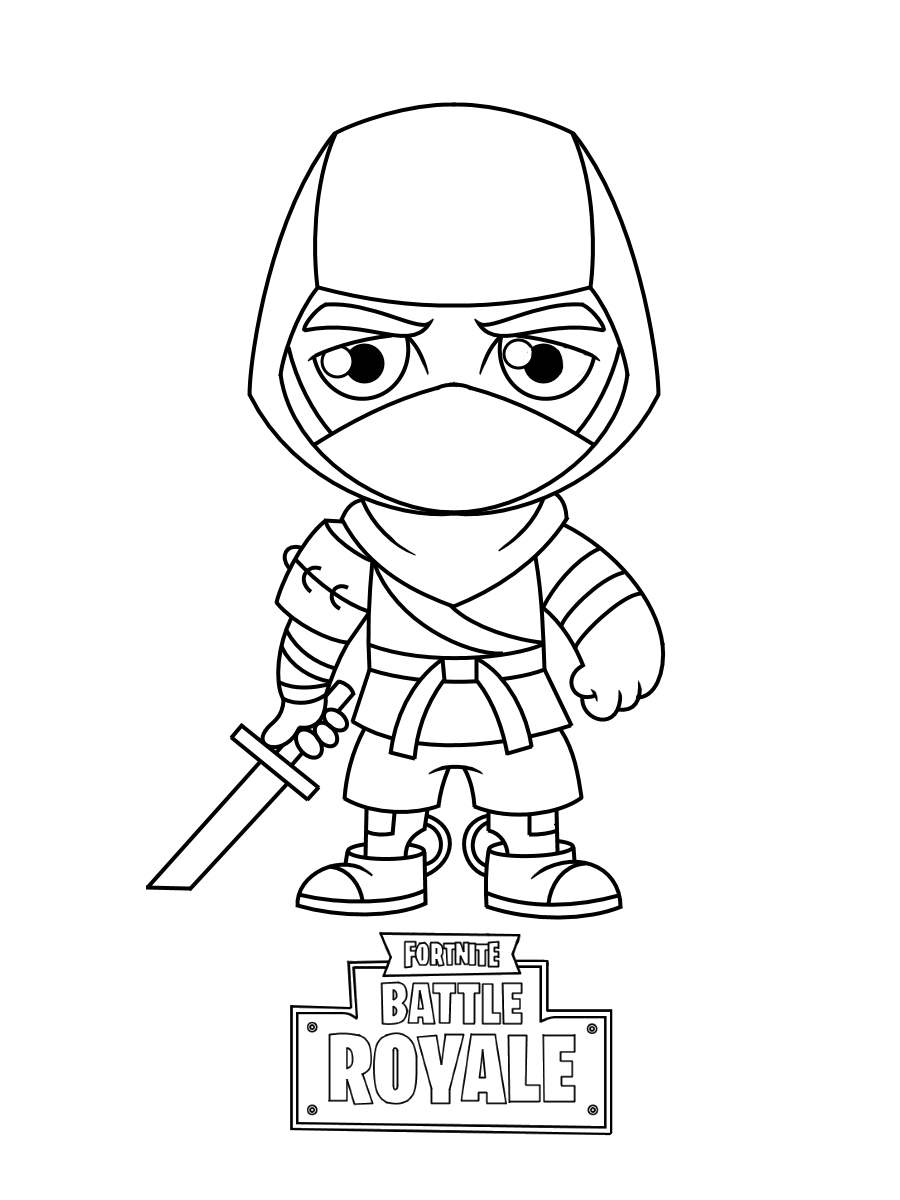 Cool Fortnite Coloring Pages Skins 71