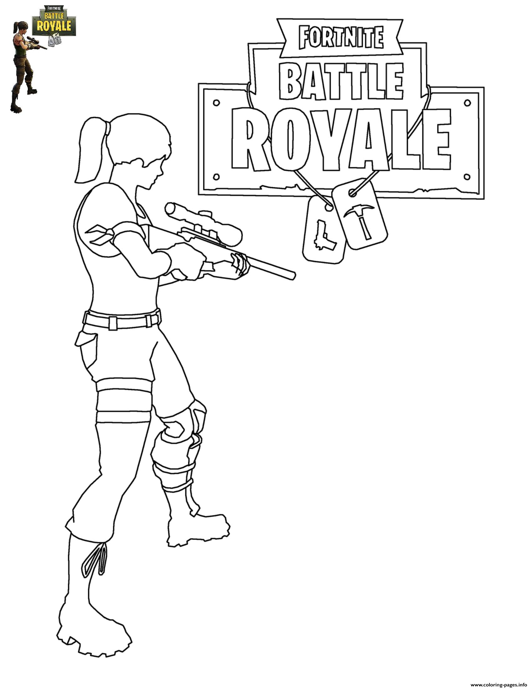 Cool Fortnite Coloring Pages Skins 83