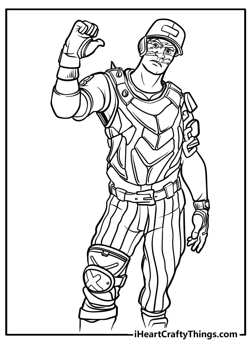 Cool Fortnite Coloring Pages Skins 87