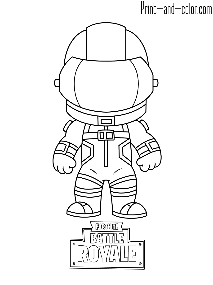 Cool Fortnite Coloring Pages Skins 88