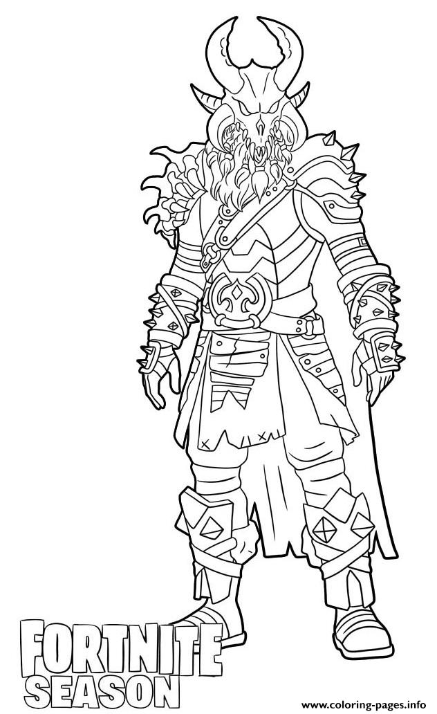 Cool Fortnite Coloring Pages Skins 92