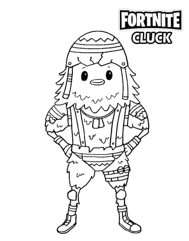 Cool Fortnite Coloring Pages Skins 93