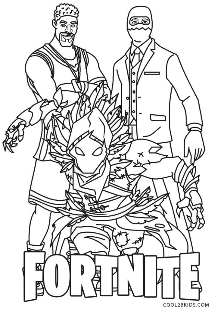 Cool Fortnite Coloring Pages Skins 94