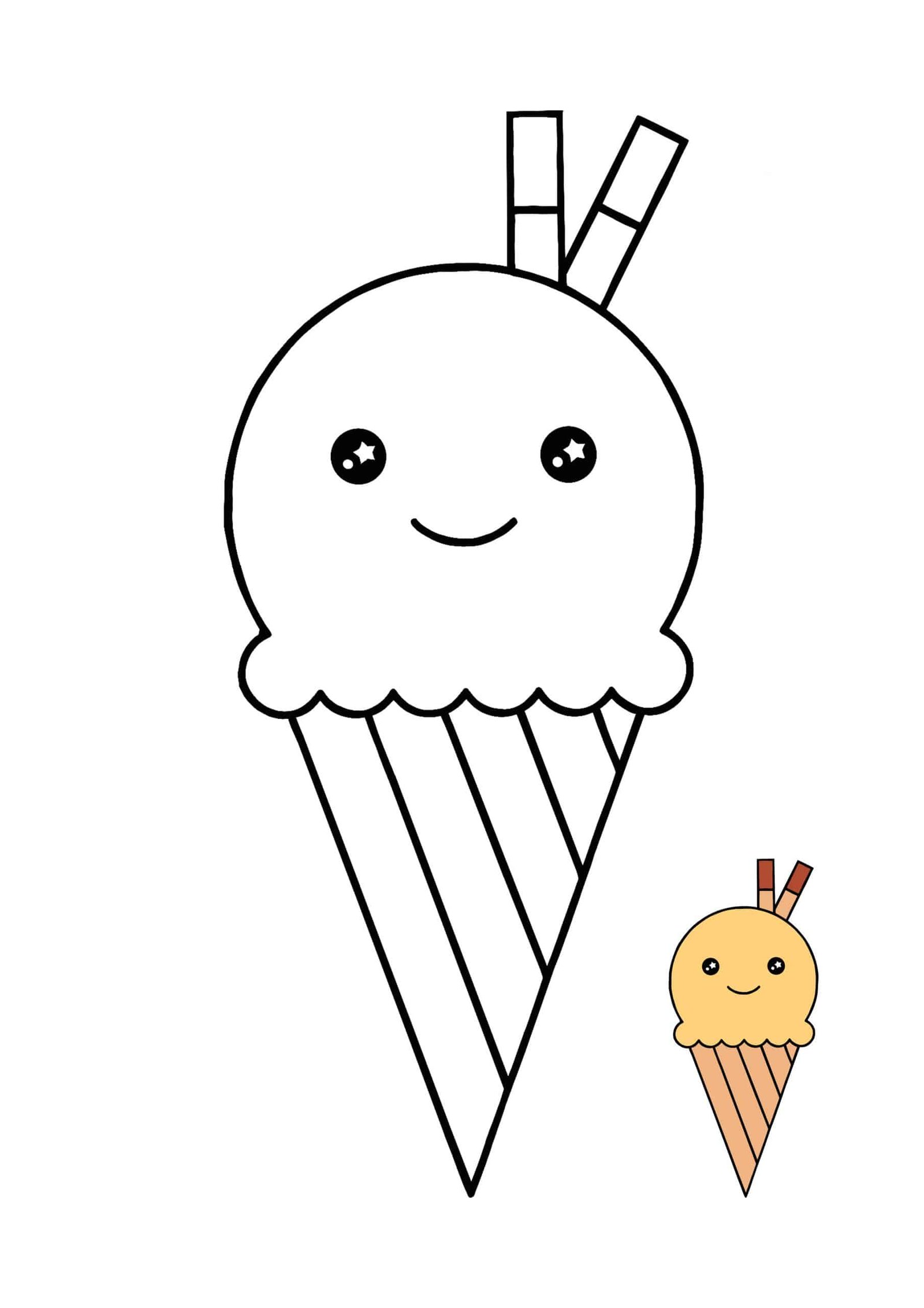 Cute Kawaii Food Coloring Pages FREE Printable 108