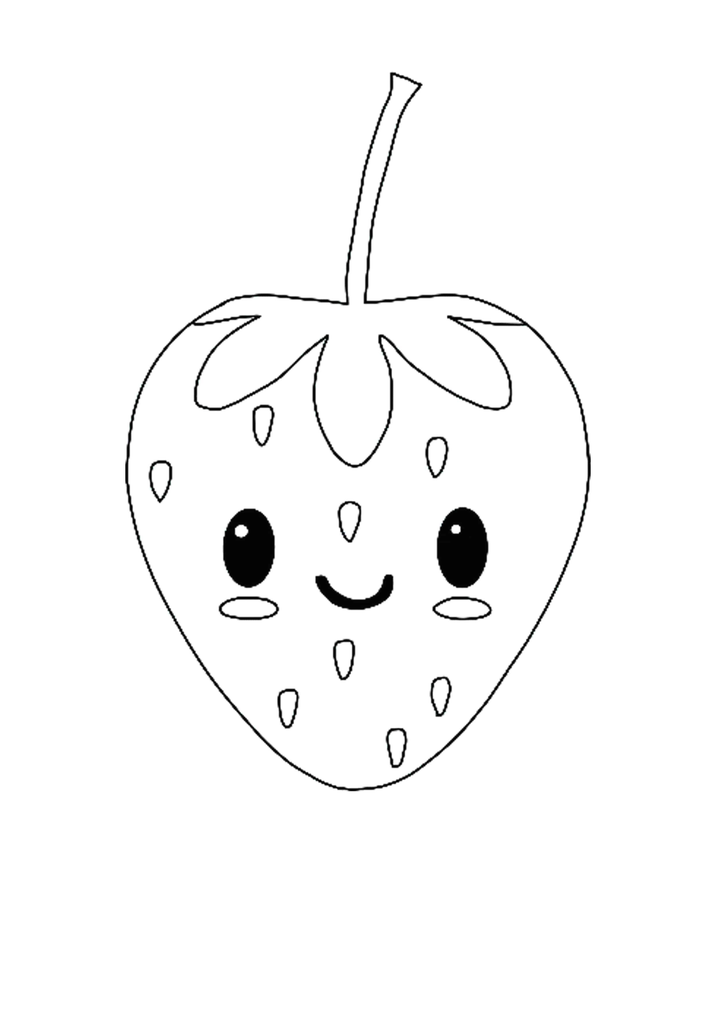 Cute Kawaii Food Coloring Pages FREE Printable 12