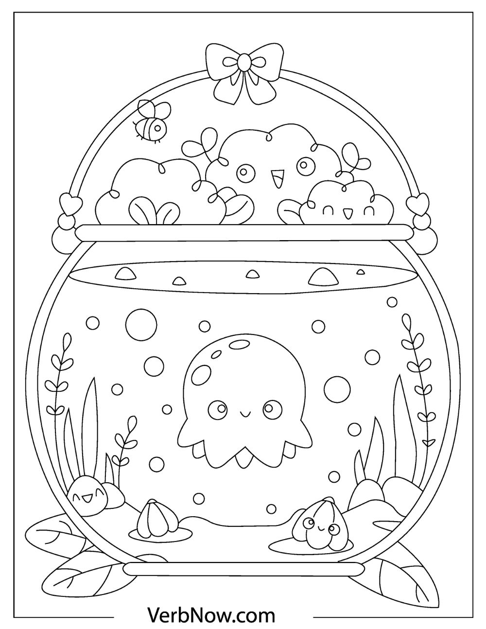 Cute Kawaii Food Coloring Pages FREE Printable 125