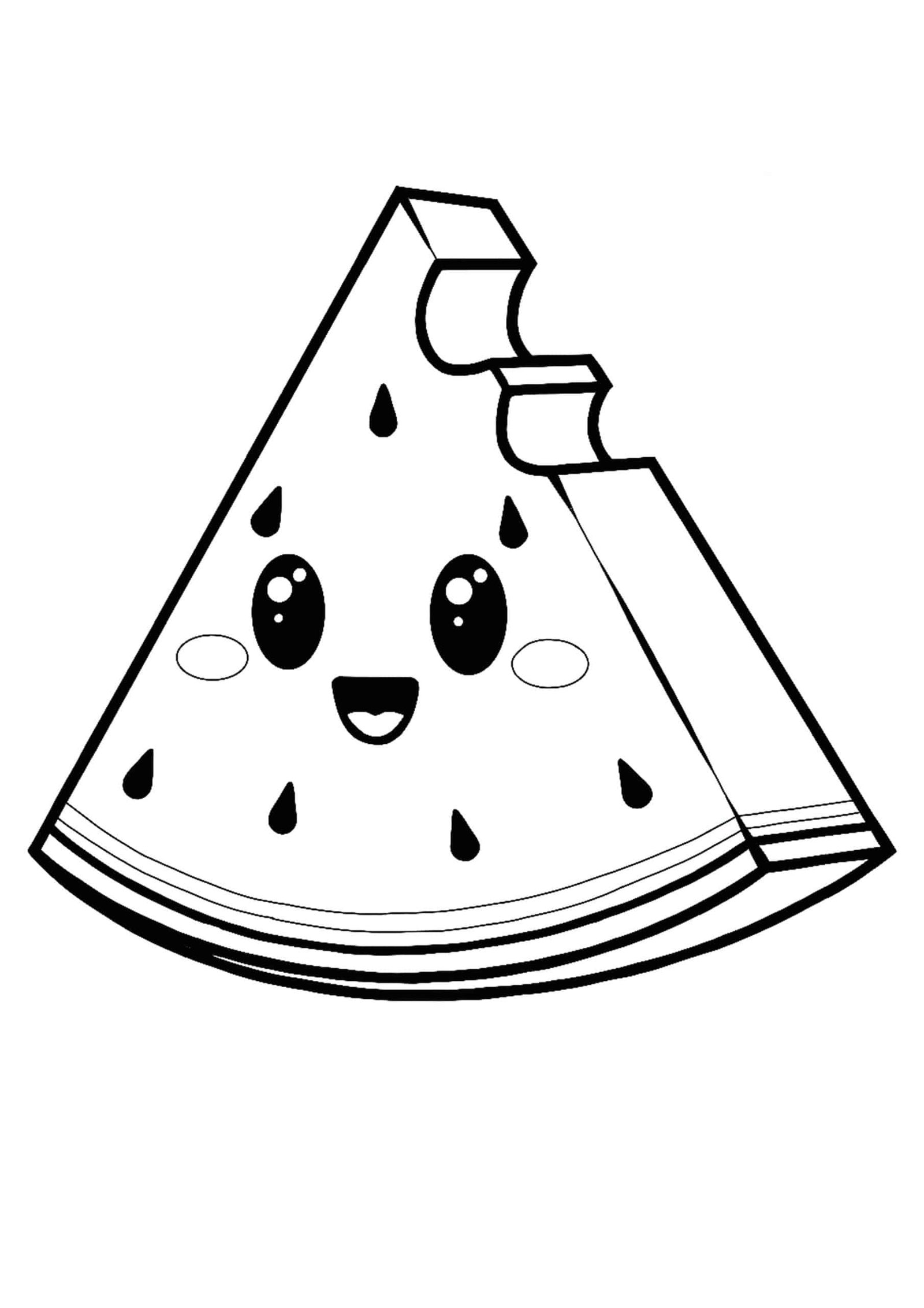 Cute Kawaii Food Coloring Pages FREE Printable 137