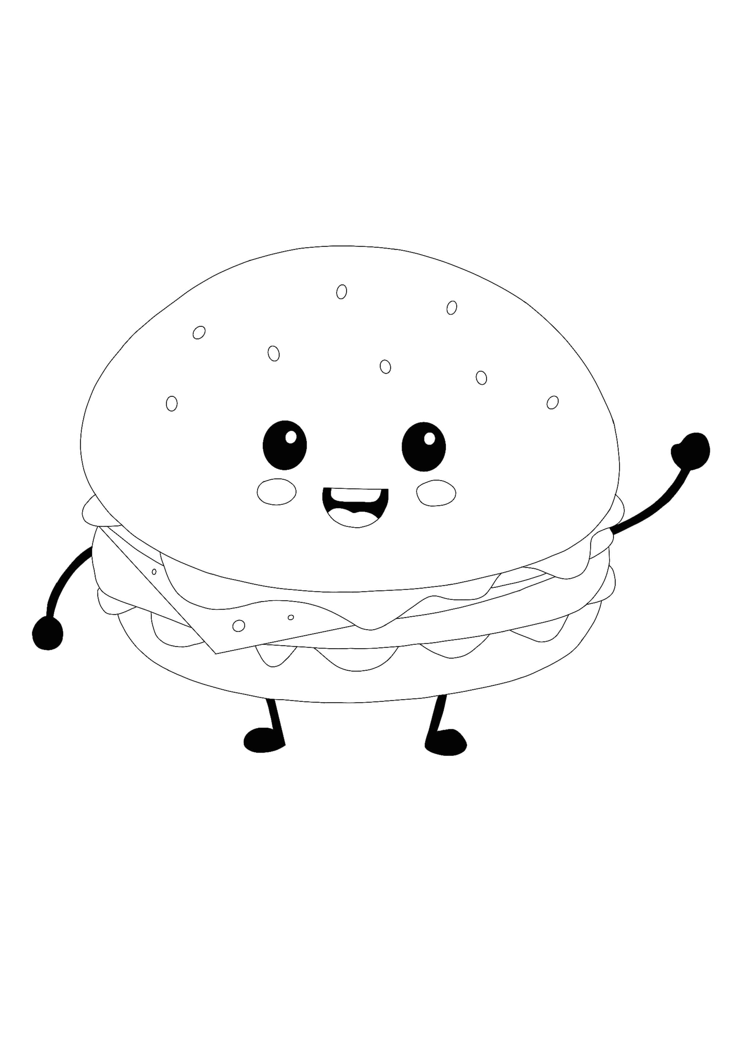 Cute Kawaii Food Coloring Pages FREE Printable 138