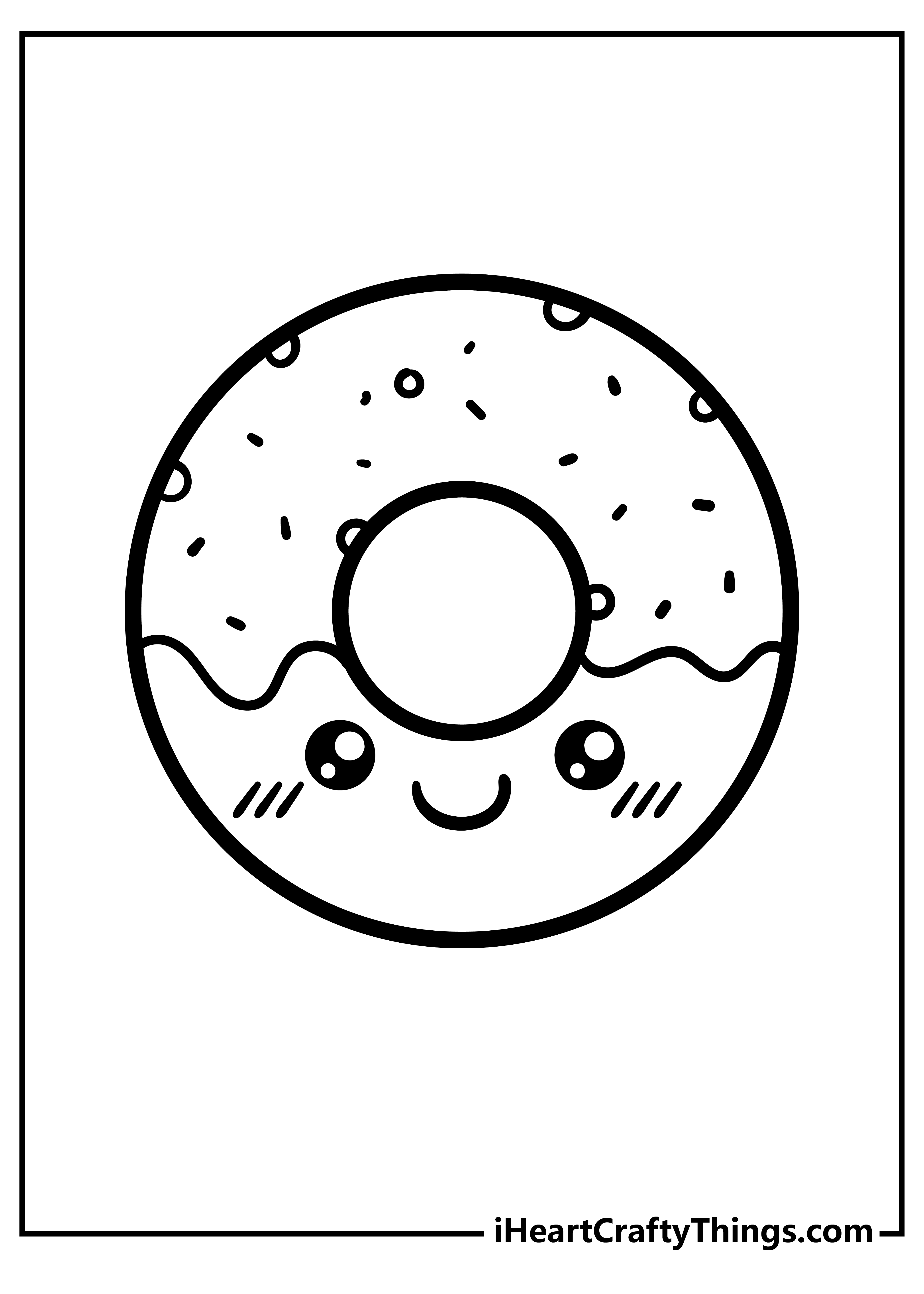 Cute Kawaii Food Coloring Pages FREE Printable 141