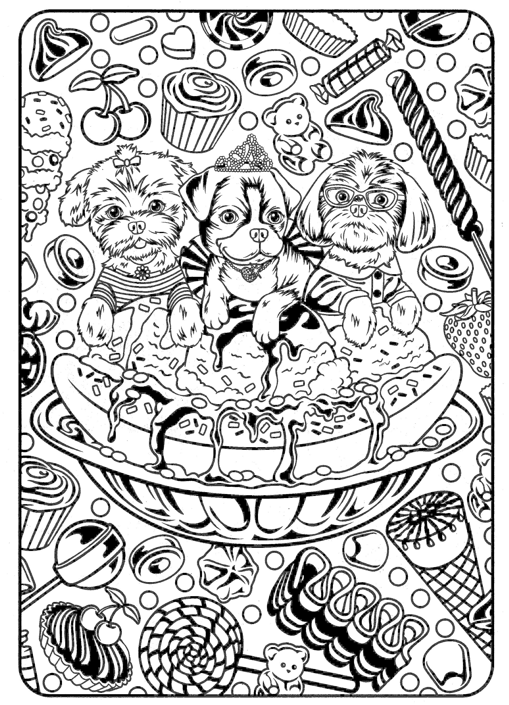 Cute Kawaii Food Coloring Pages FREE Printable 148