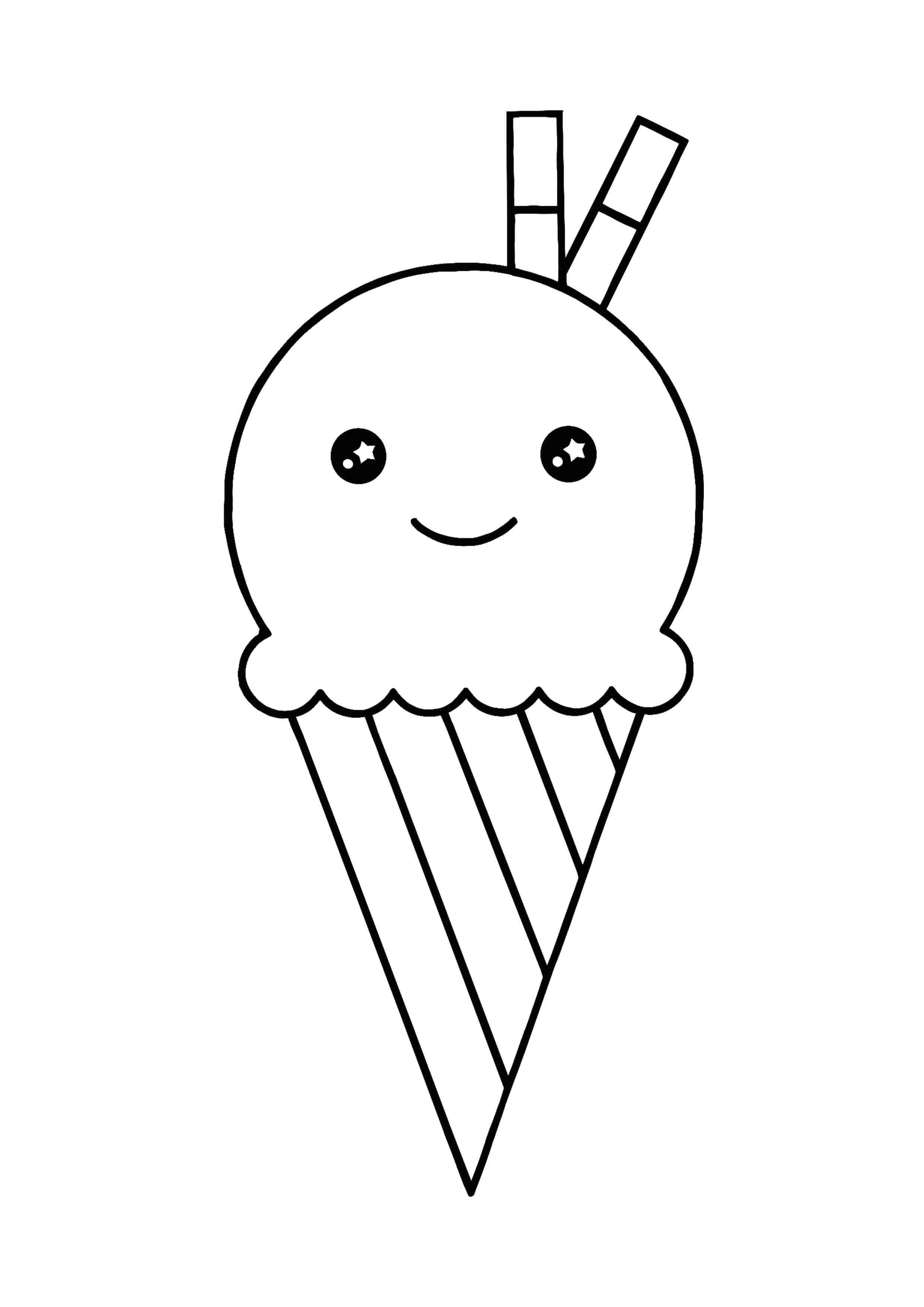 Cute Kawaii Food Coloring Pages FREE Printable 149