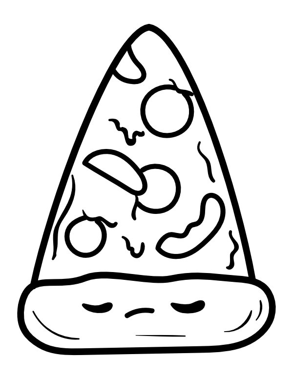 Cute Kawaii Food Coloring Pages FREE Printable 15