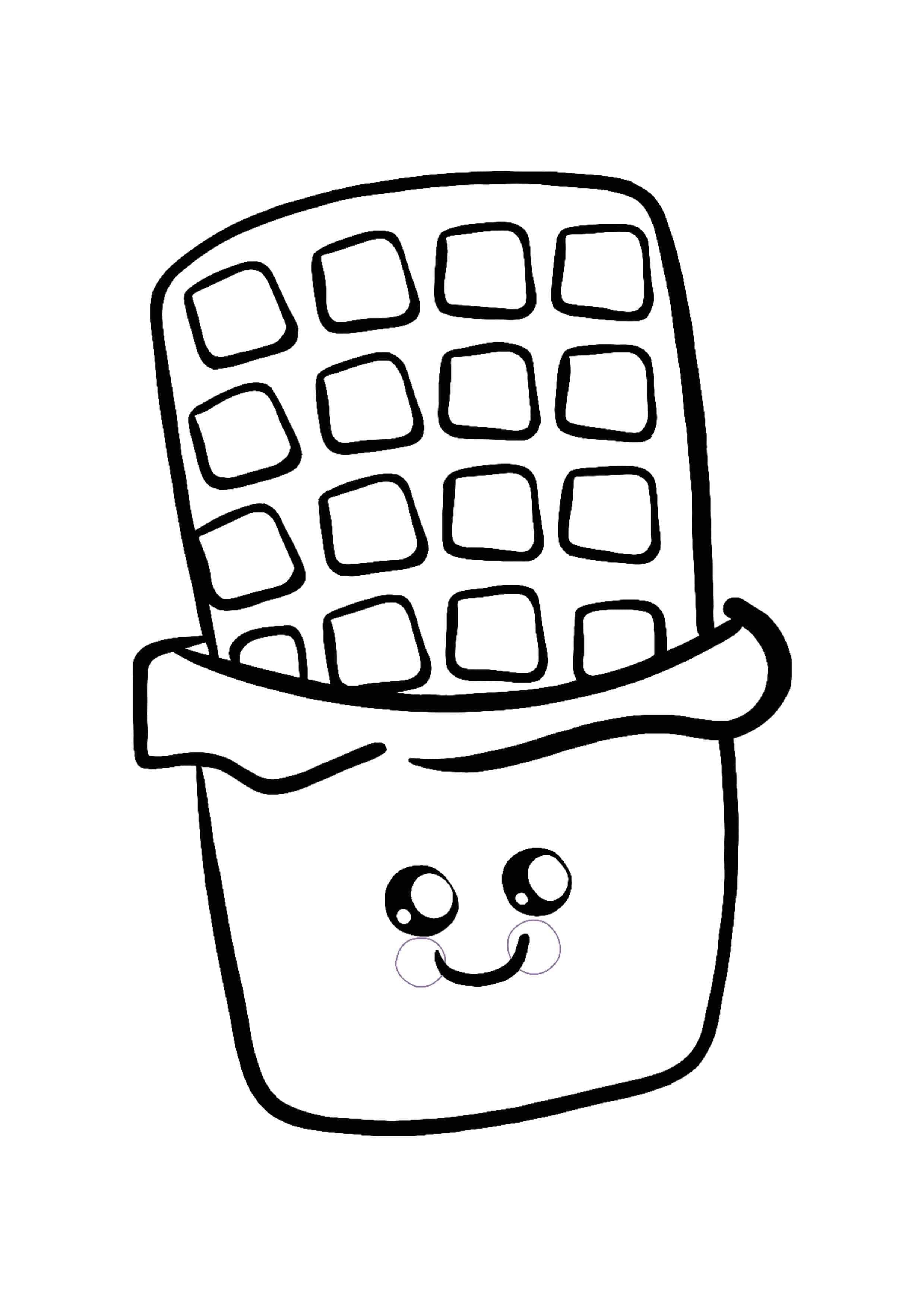 Cute Kawaii Food Coloring Pages FREE Printable 150